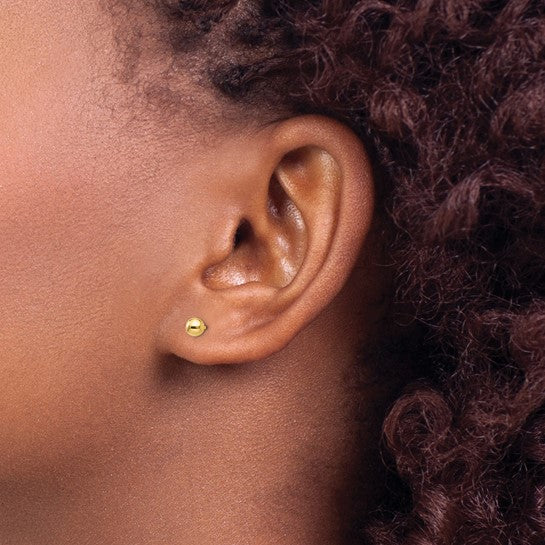 Polished Ball Post Earrings