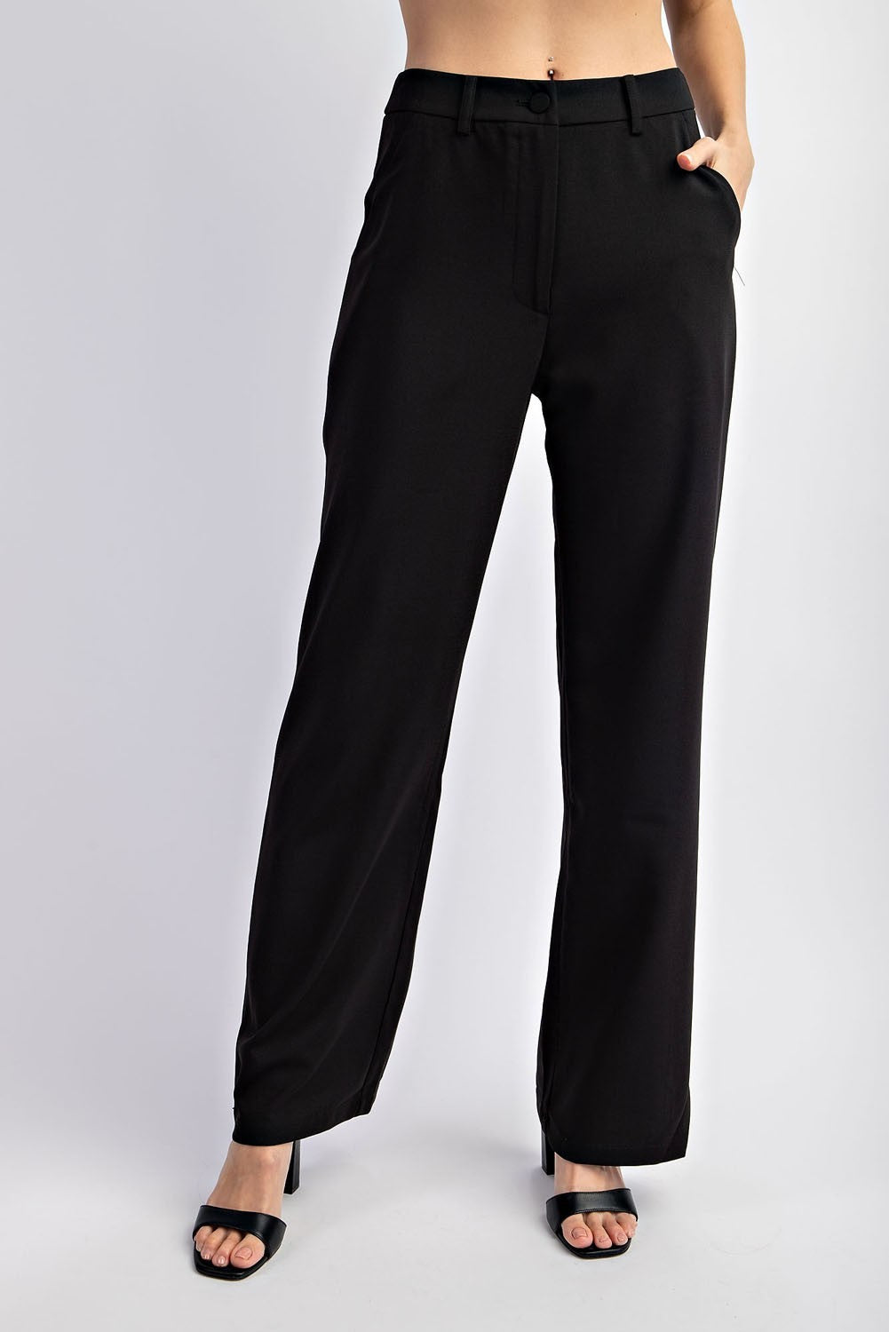 HIGH-WAISTED TROUSERS