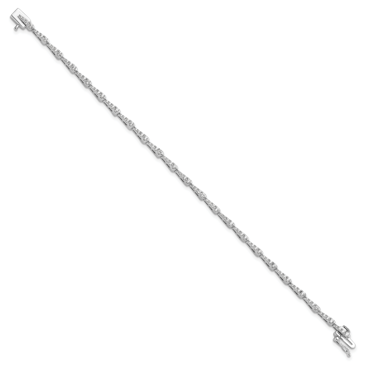 Estela Diamond Bracelet — White Gold