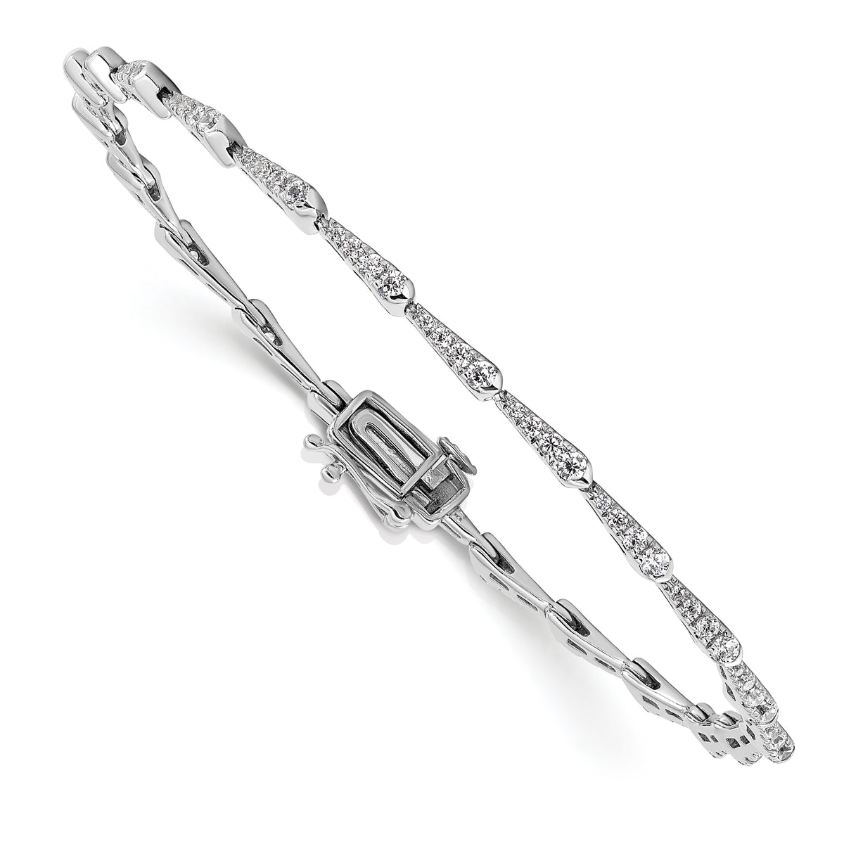 Estela Diamond Bracelet — White Gold