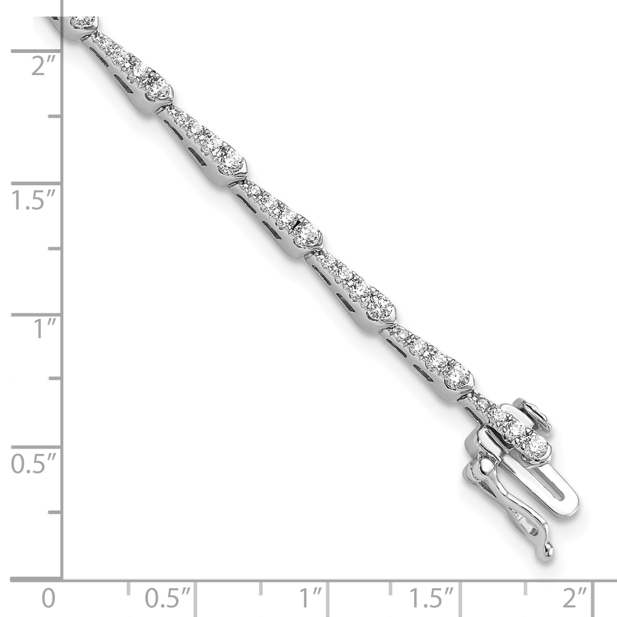 Estela Diamond Bracelet — White Gold