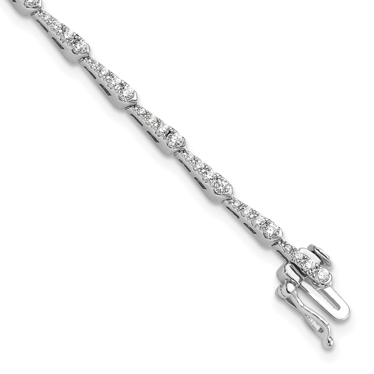Estela Diamond Bracelet — White Gold