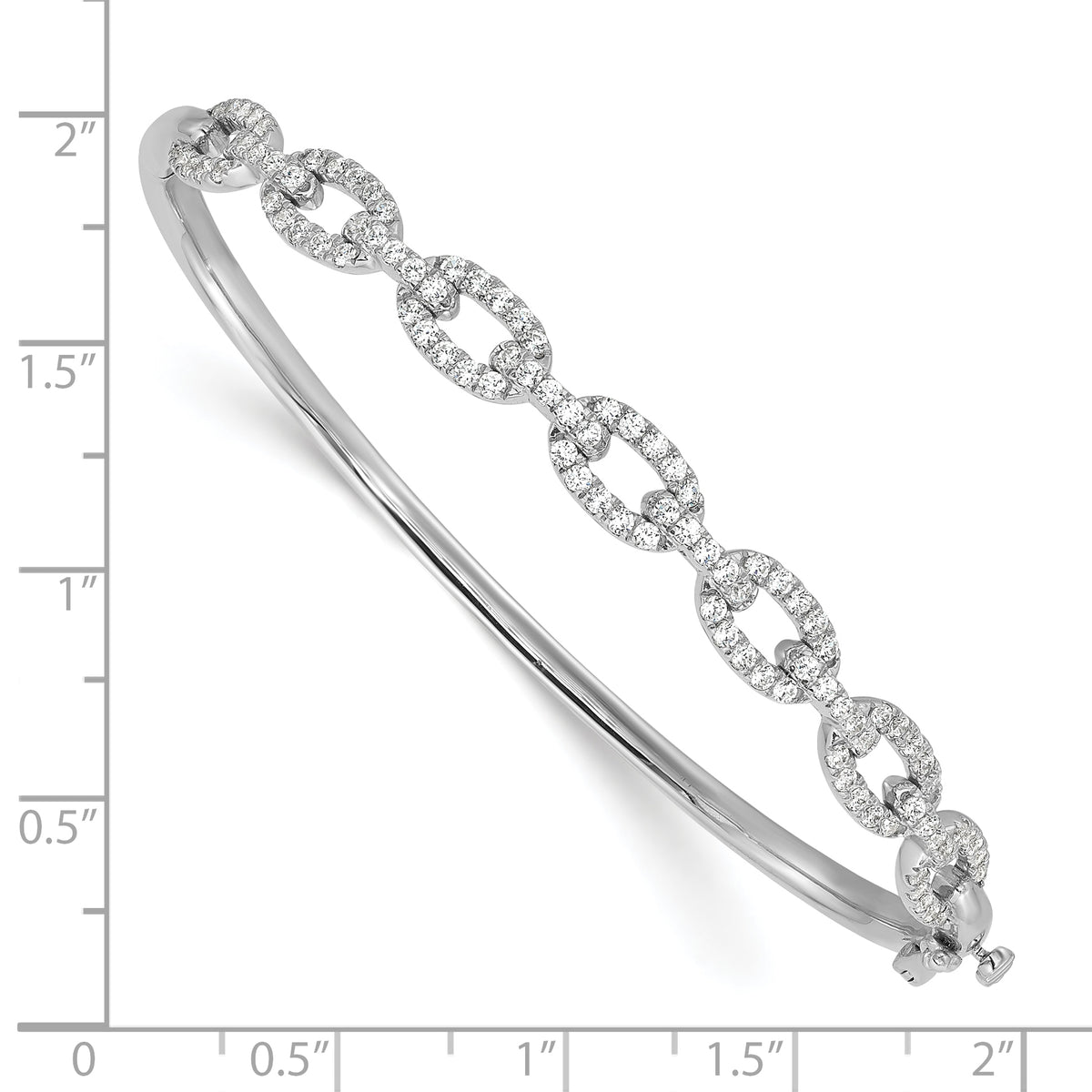 Nova Diamond Bracelet — White Gold