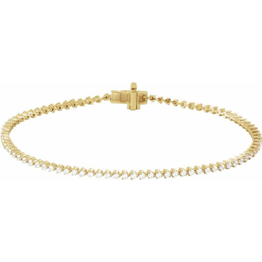 Diamonds and 14K Yellow Gold Lysandra Bracelet