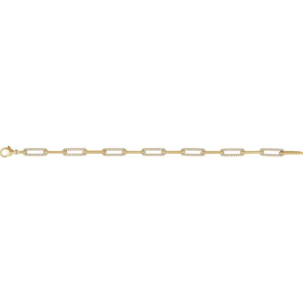 Diamonds and Gold Celestial Bracelet