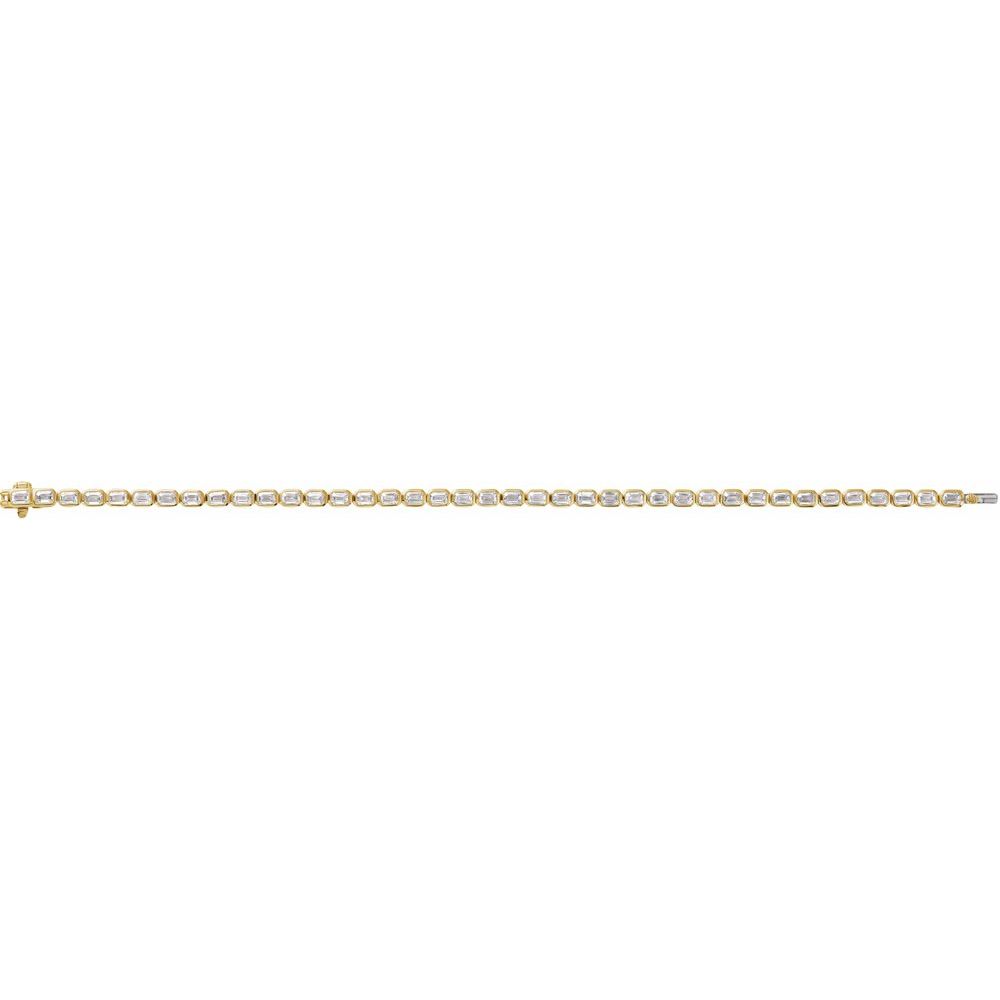 Diamonds and 14k Yellow Gold Ottavia Bracelet