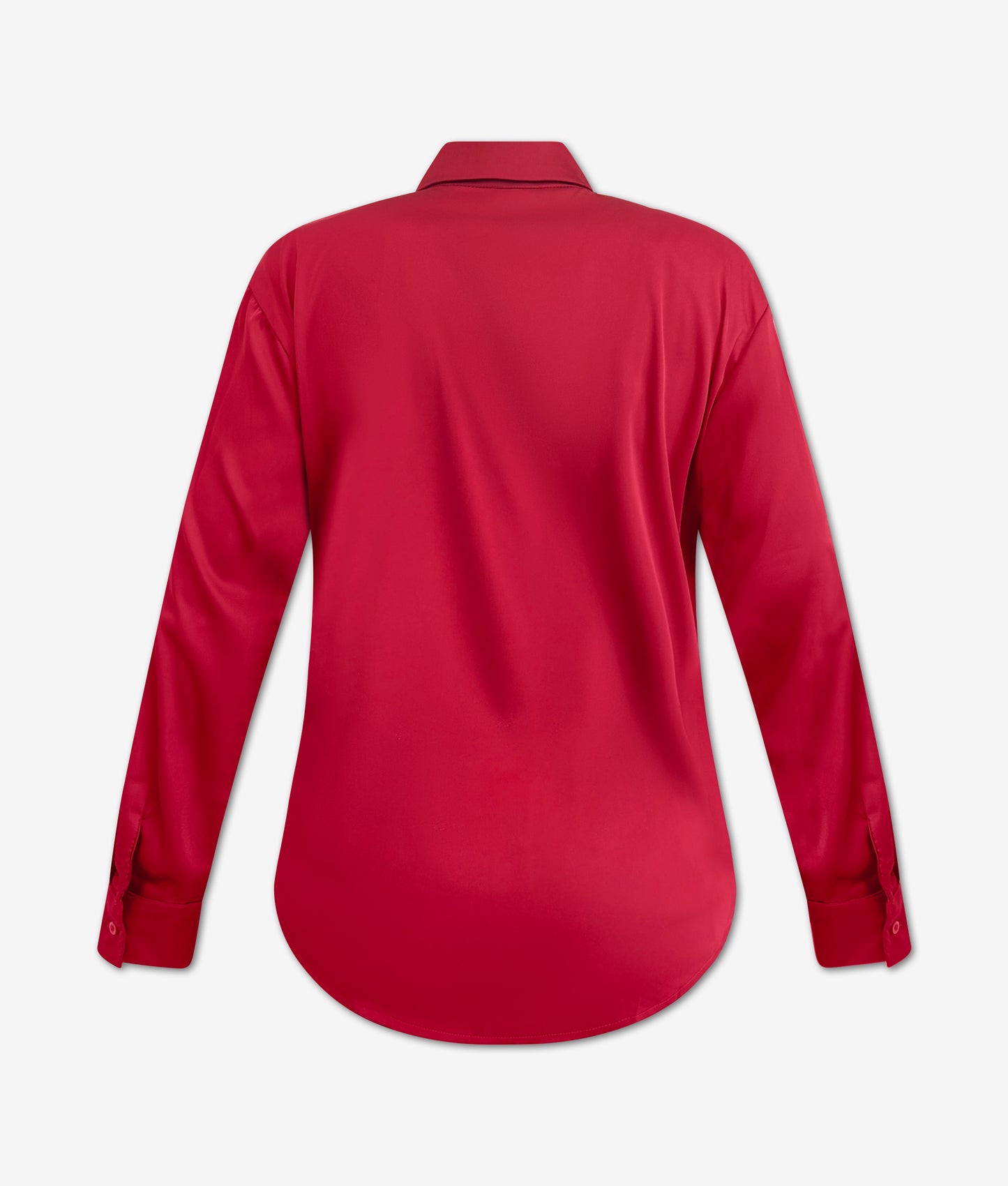 SATIN CHARMEUSE BUTTON FRONT SHIRT