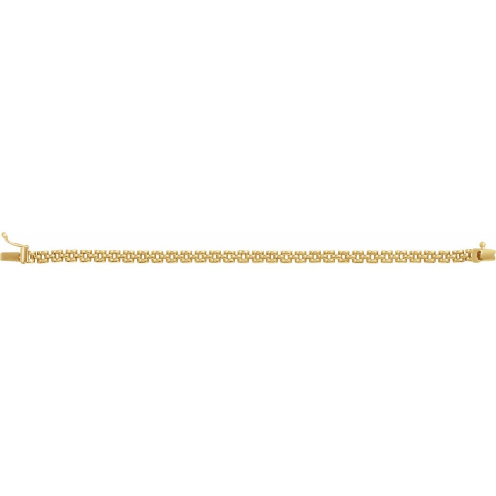 14K Yellow 4 mm Panther 6 1/2" Chain