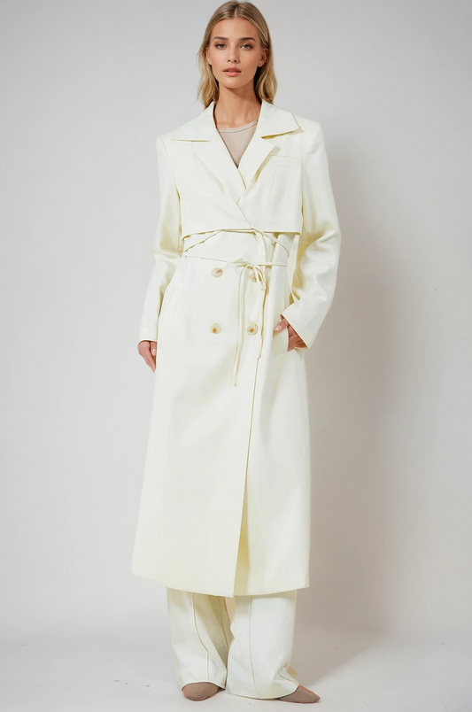 DOUBLE-BREASTED TRENCH COAT
