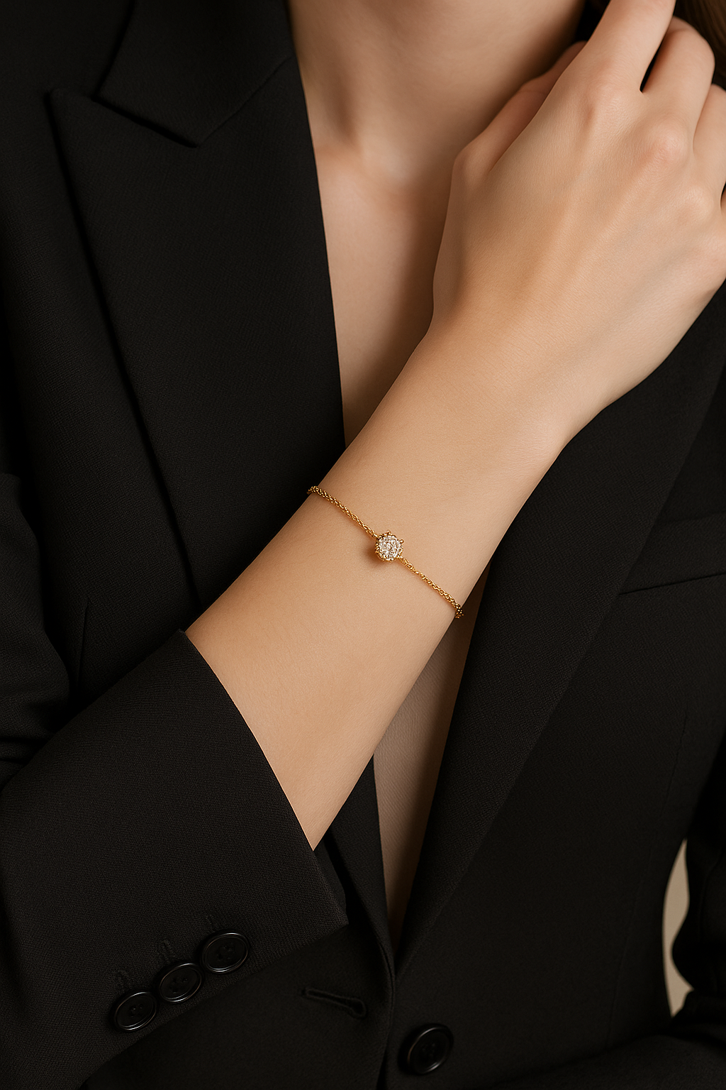 Solitaire Moissanite Bracelet
