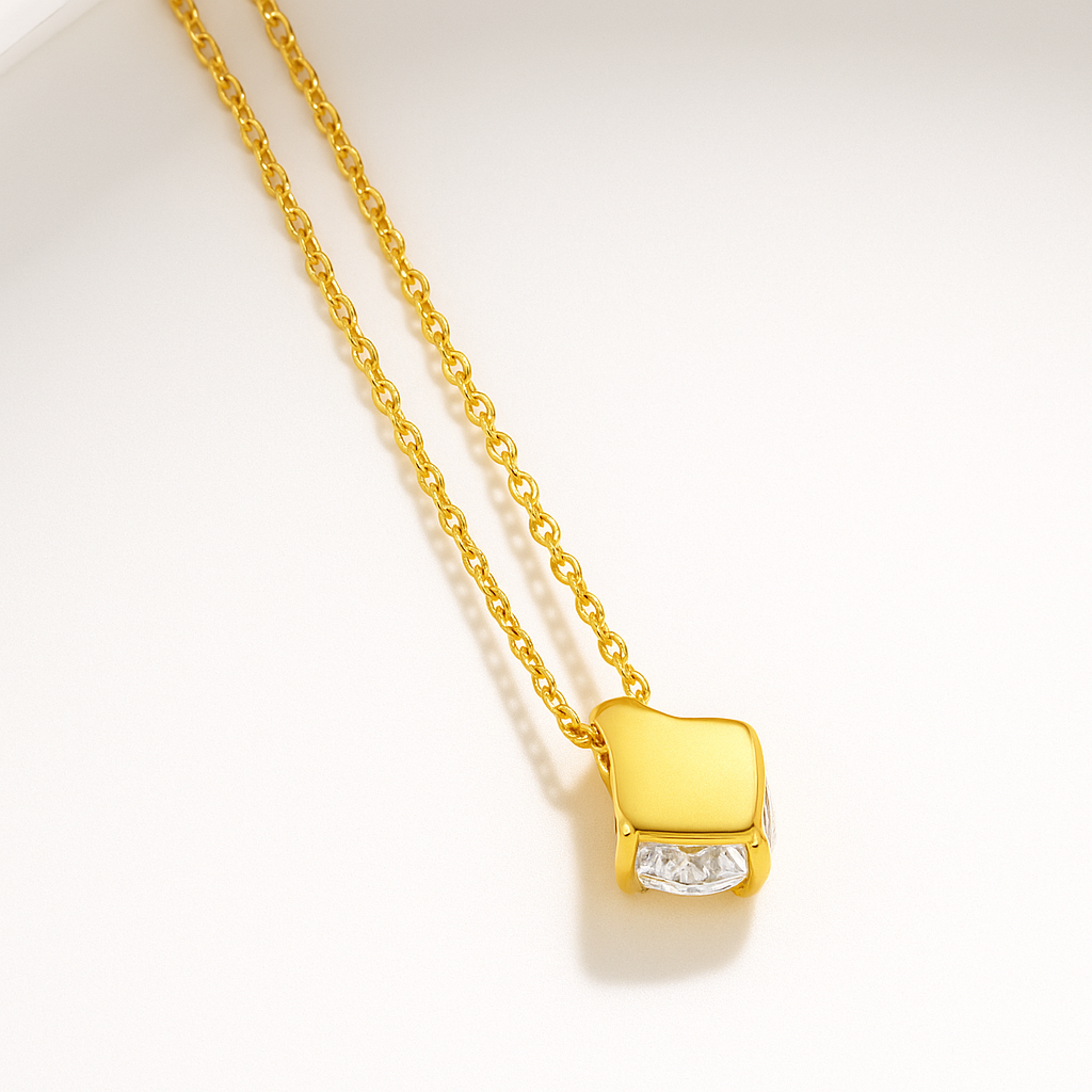 Solitaire Moissanite Necklace