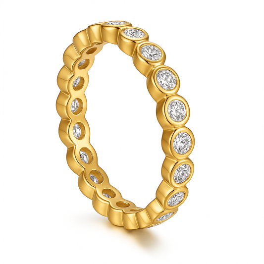 Bezel Eternity Band