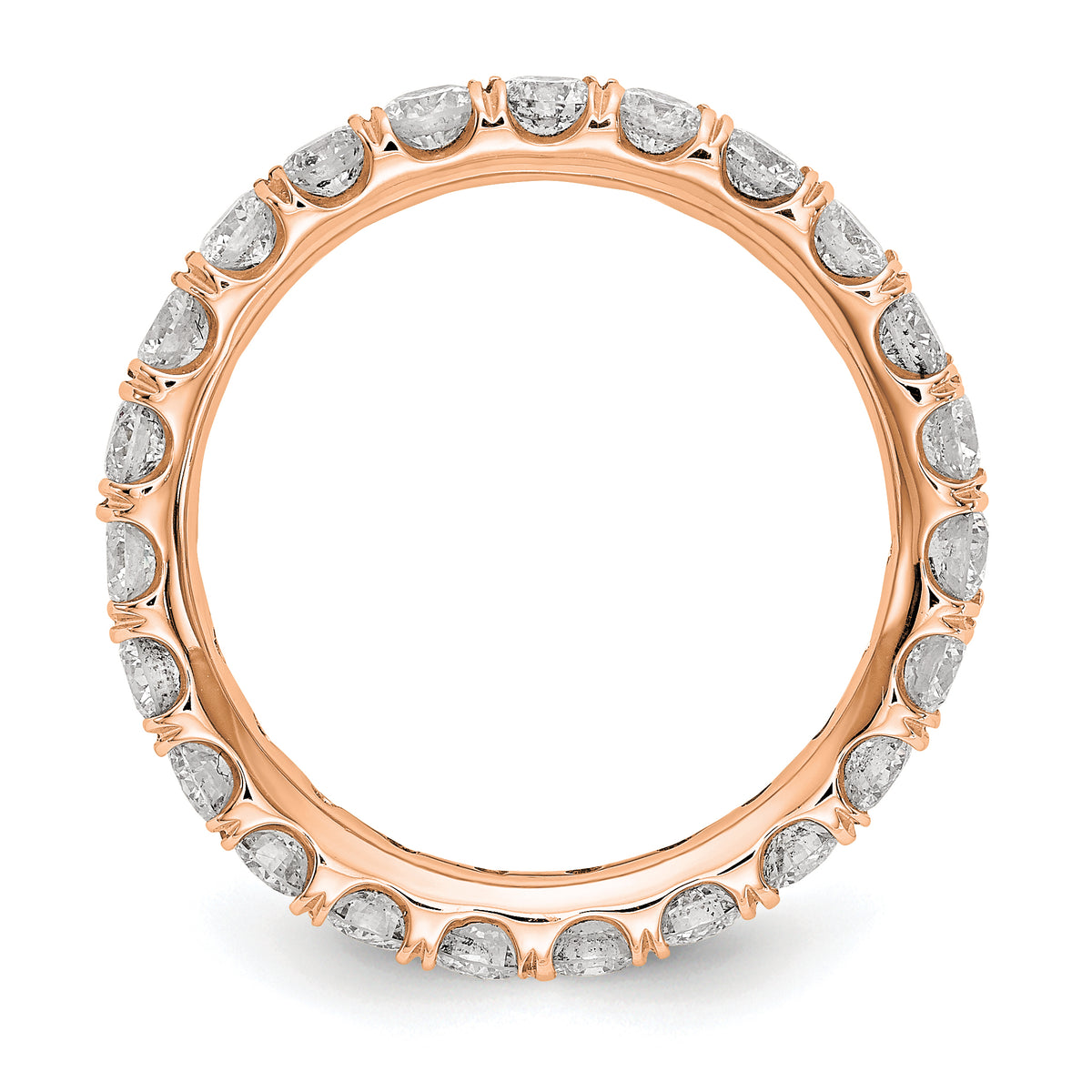 Siempre Diamond Eternity Ring — Rose Gold