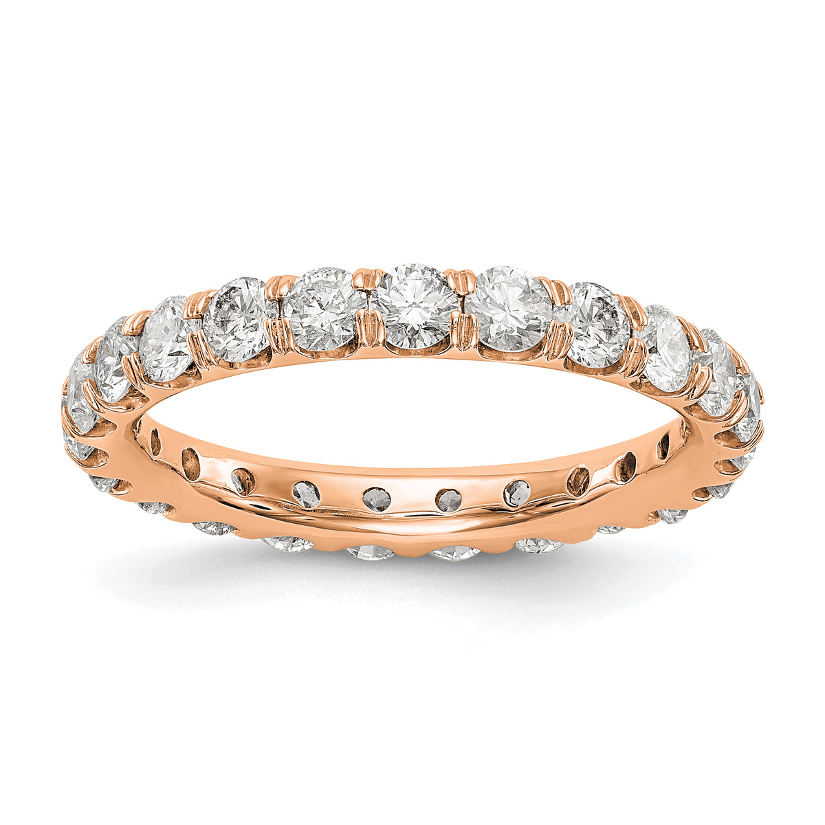 Siempre Diamond Eternity Ring — Rose Gold