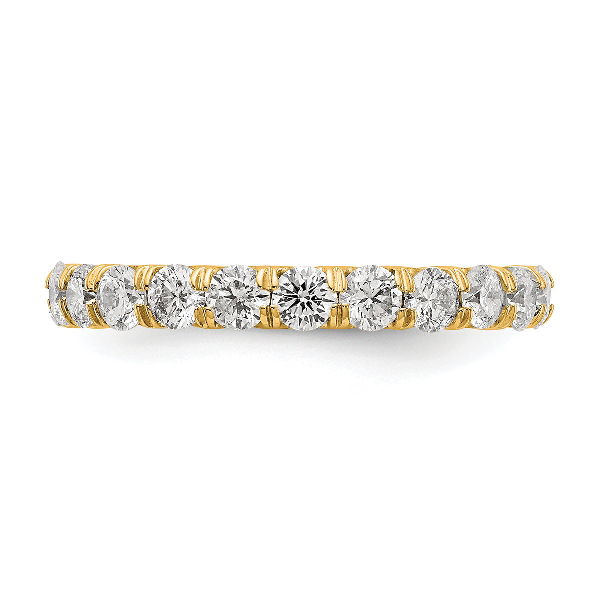 Siempre Diamond Eternity Ring — Yellow Gold