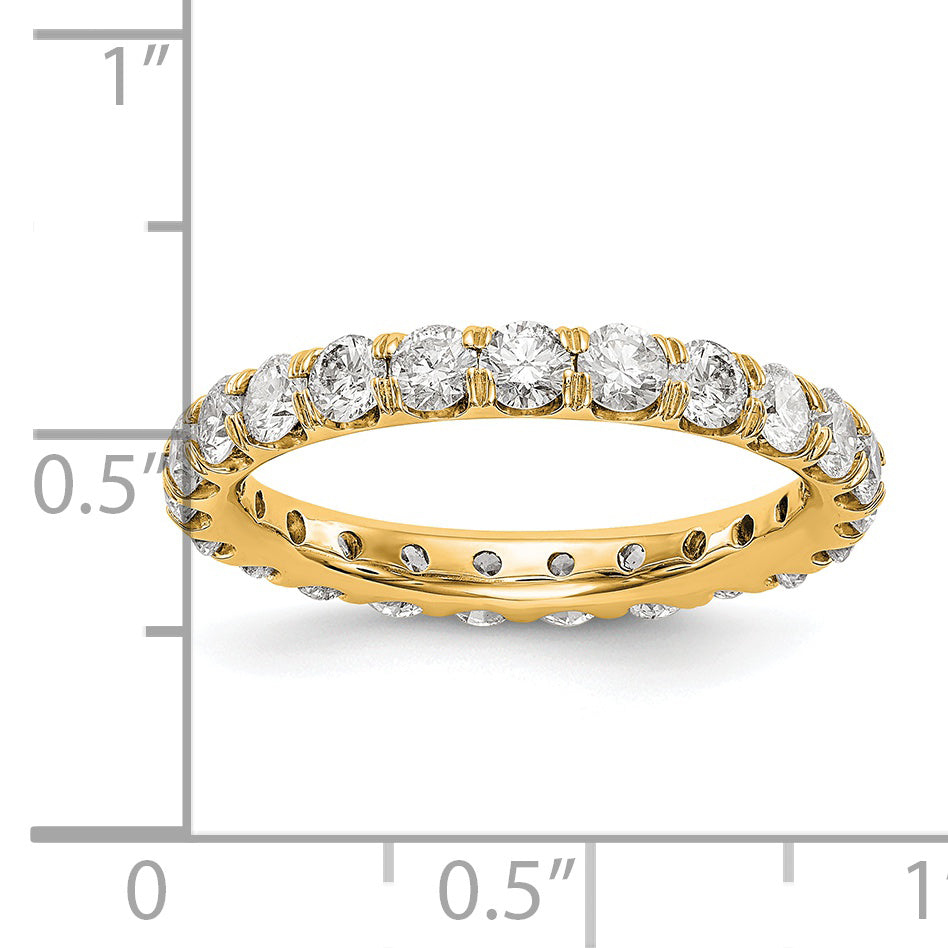 Siempre Diamond Eternity Ring — Yellow Gold