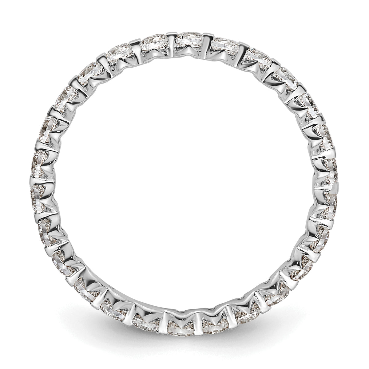Aurea Diamond Eternity Ring — White Gold