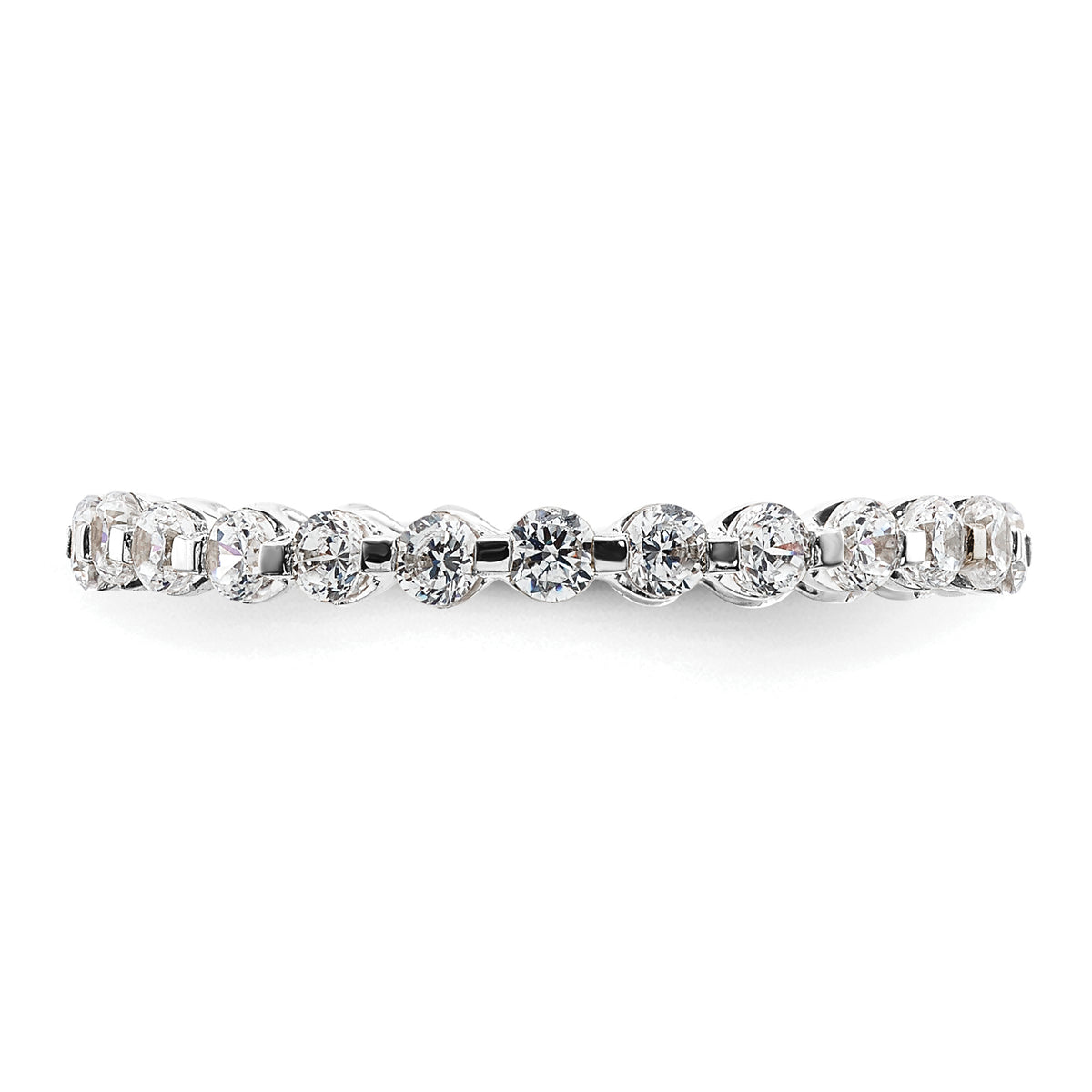 Aurea Diamond Eternity Ring — White Gold