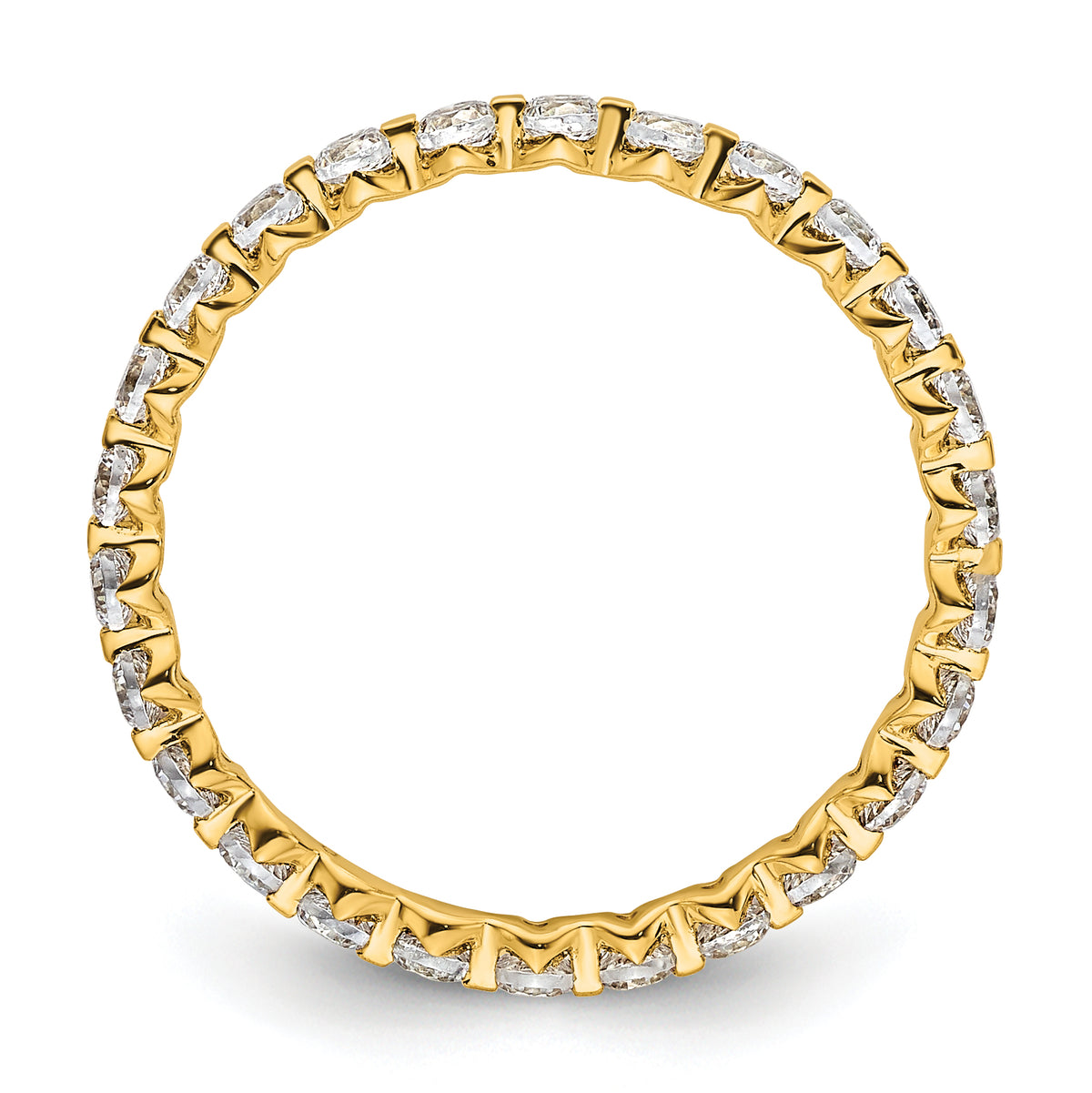 Aurea Diamond Eternity Ring — Yellow Gold