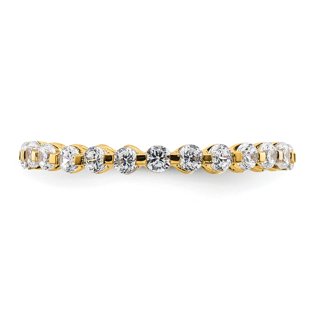 Aurea Diamond Eternity Ring — Yellow Gold