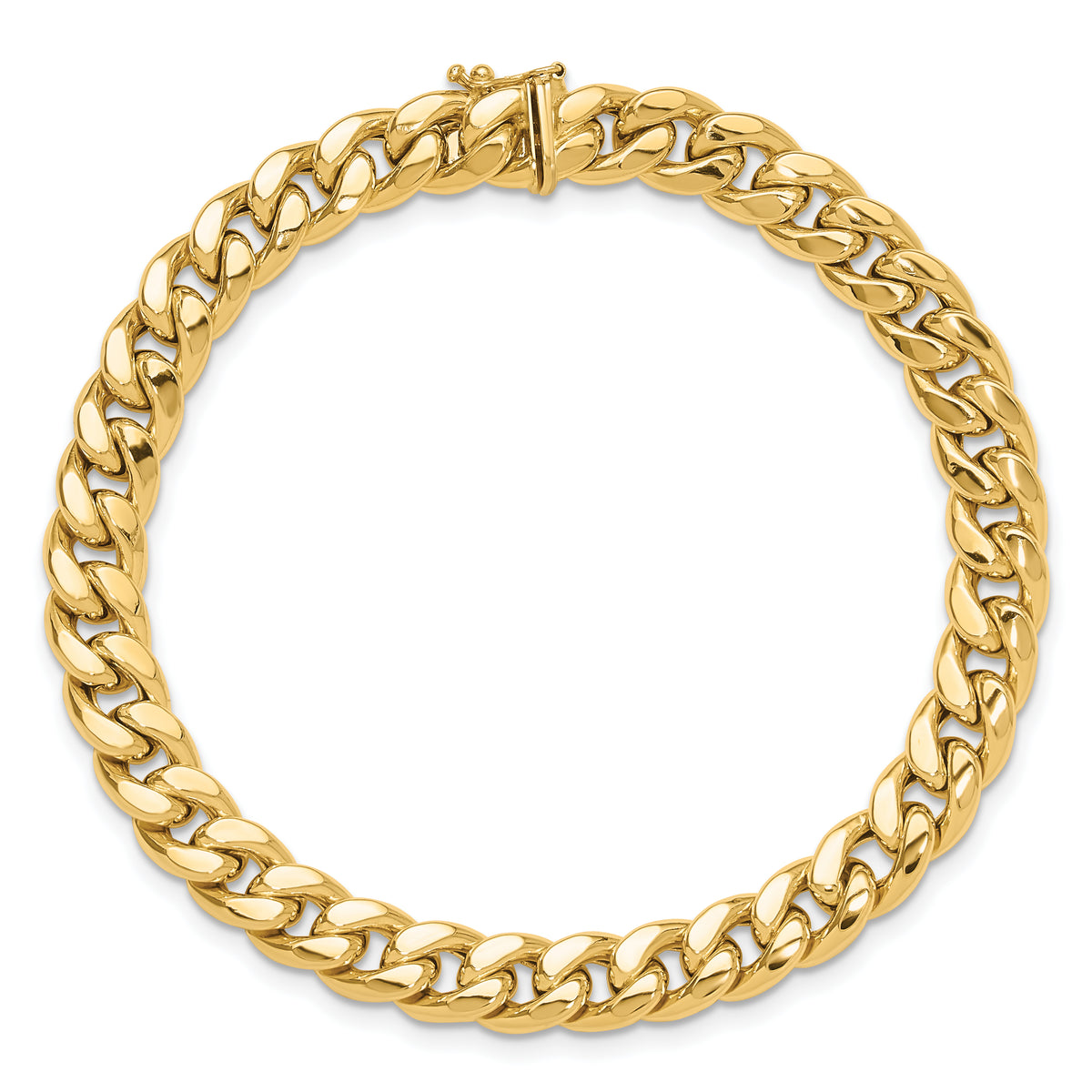 Cubano 14K Gold Bracelet — Yellow Gold