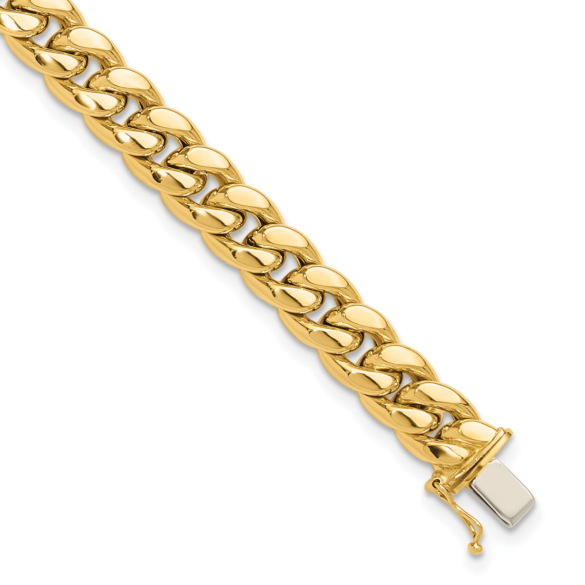 Cubano 14K Gold Bracelet — Yellow Gold