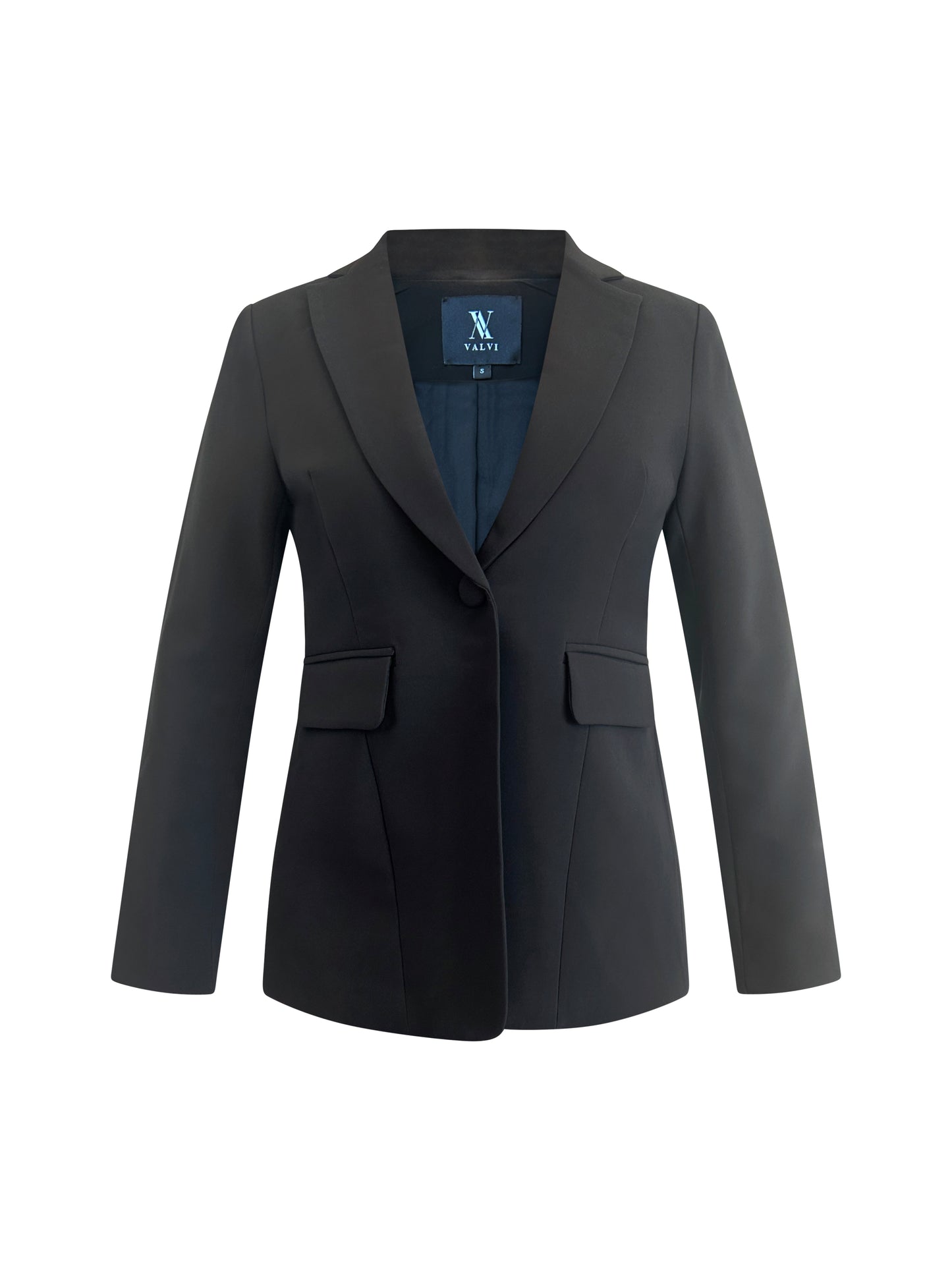 SINGLE BUTTON NOTCHED LAPEL JACKET