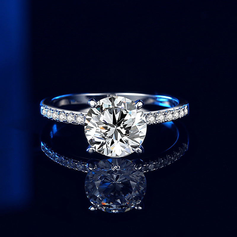 Celestial Radiance Moissanite Ring