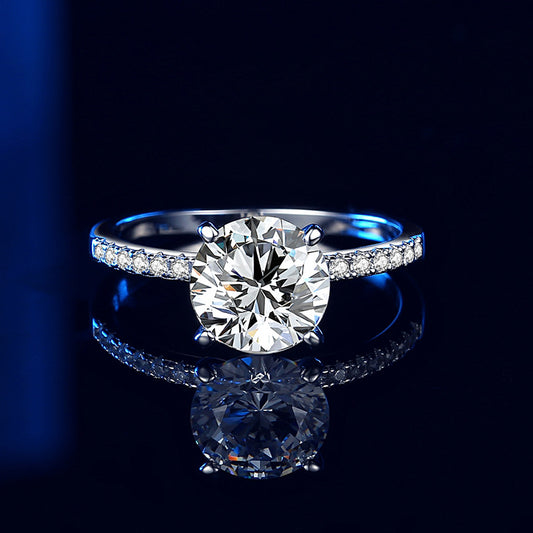 Celestial Radiance Moissanite Ring