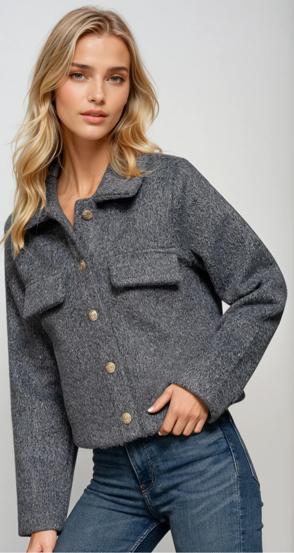 TEDDY FLEECE SHORT JACKET