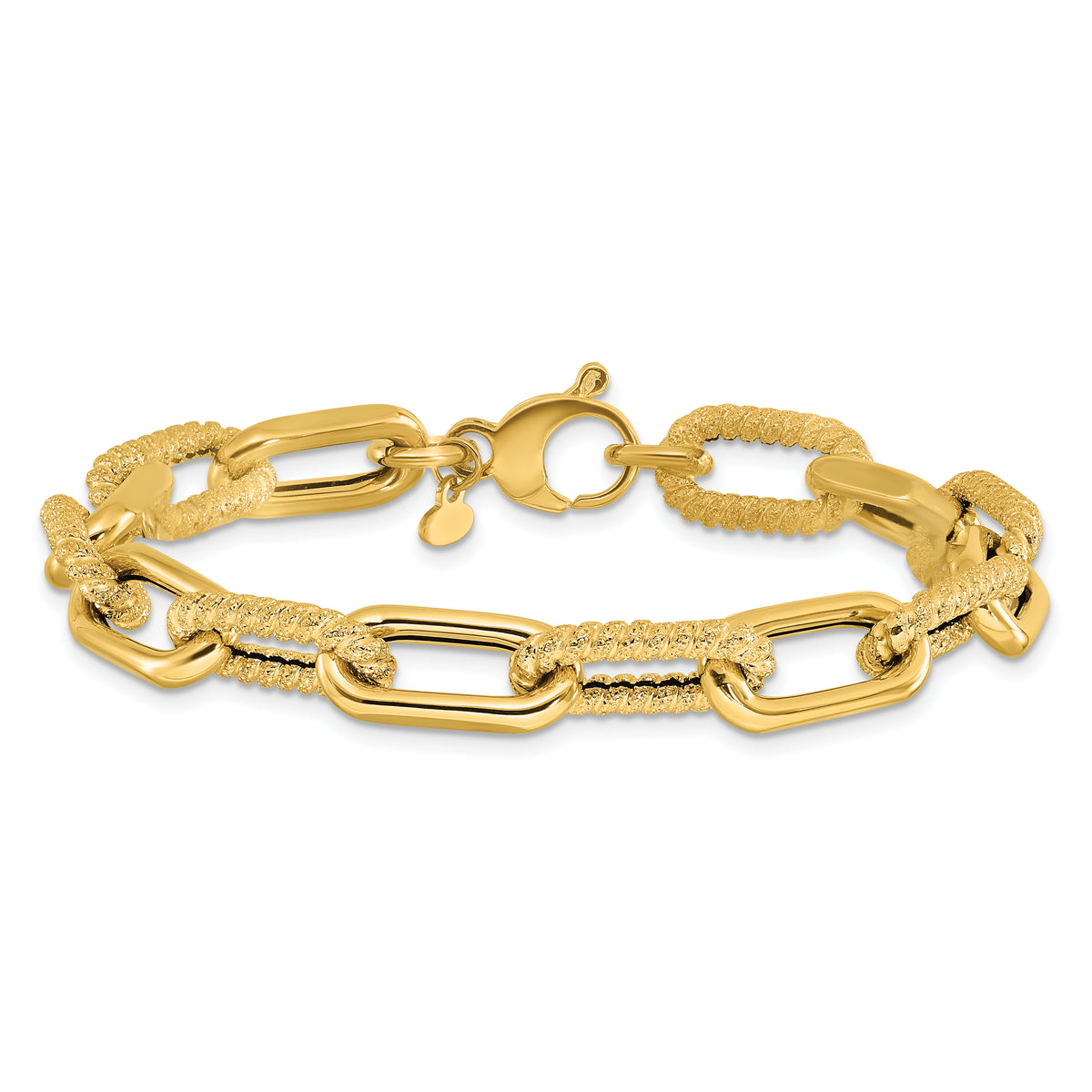 Textura 14K Gold Bracelet — Yellow Gold