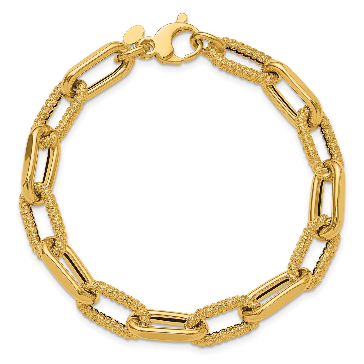 Textura 14K Gold Bracelet — Yellow Gold