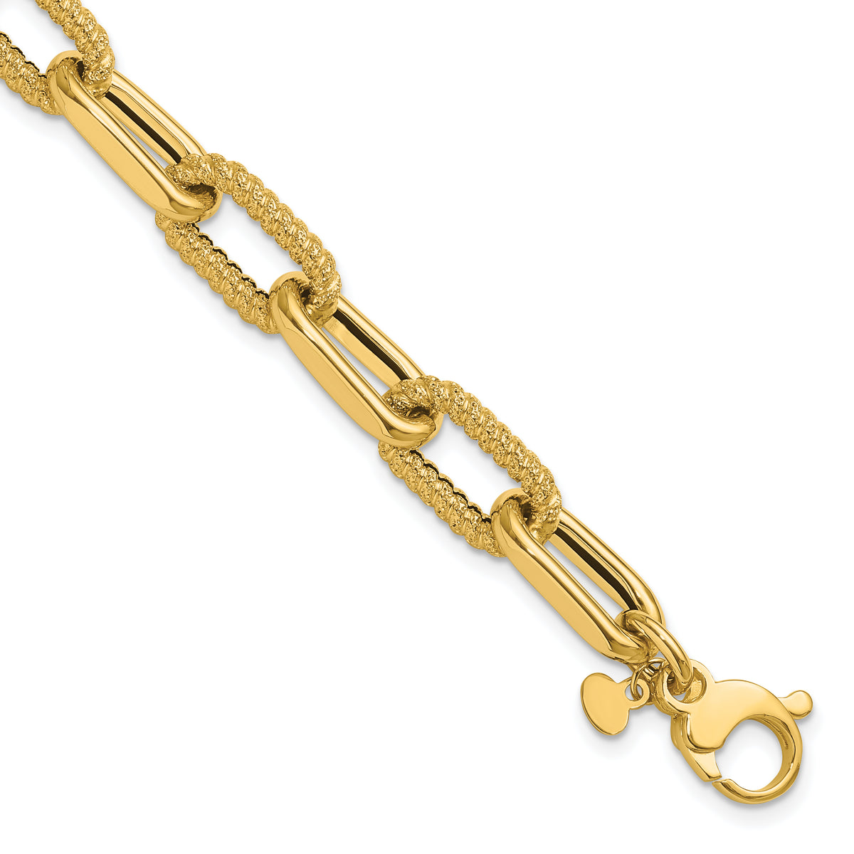 Textura 14K Gold Bracelet — Yellow Gold
