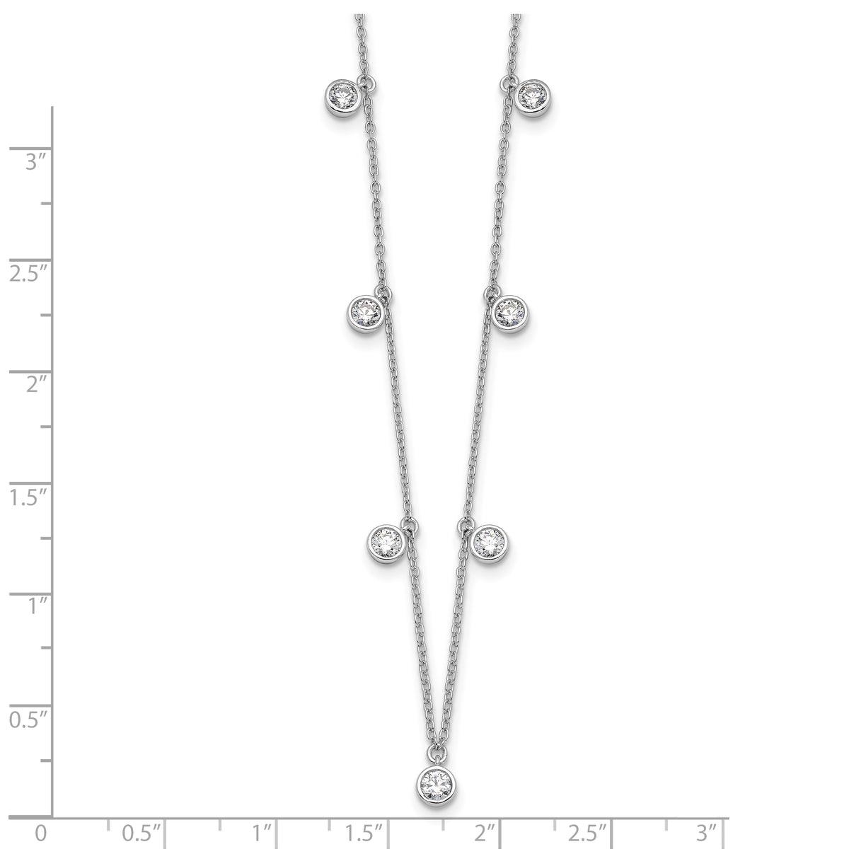 Lumen Diamond Necklace — White Gold