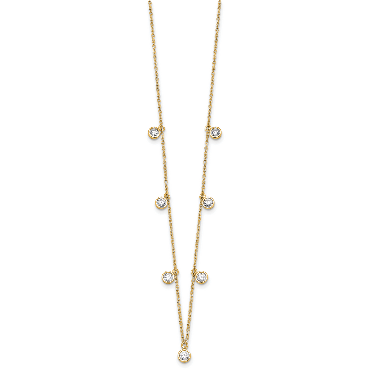 Lumen Diamond Necklace — Yellow Gold