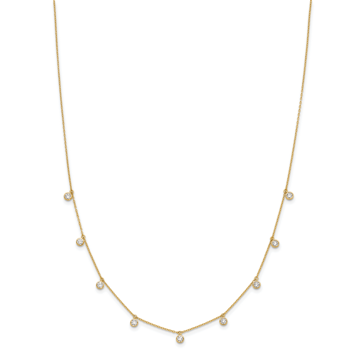 Lumen Diamond Necklace — Yellow Gold