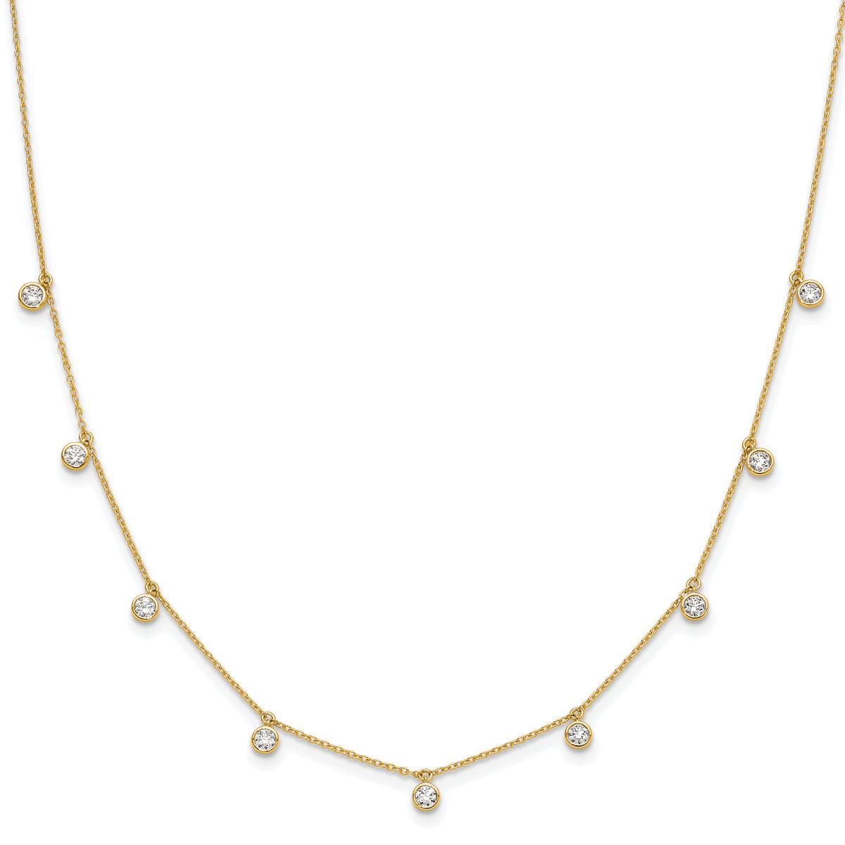 Lumen Diamond Necklace — Yellow Gold