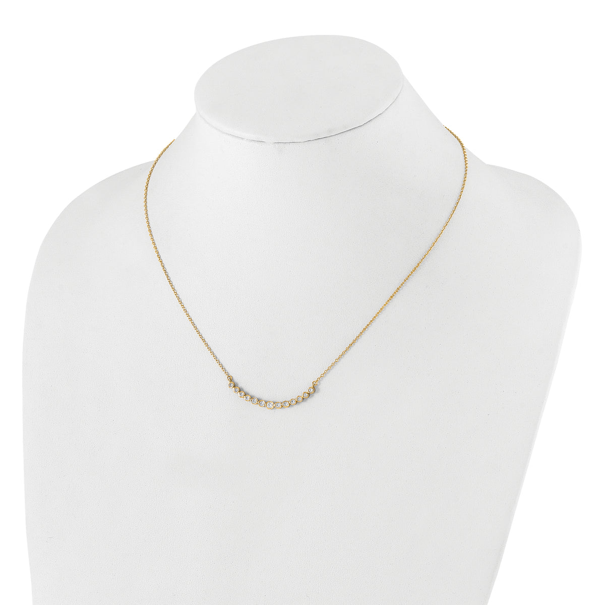 Horizonte Diamond Necklace — Yellow Gold