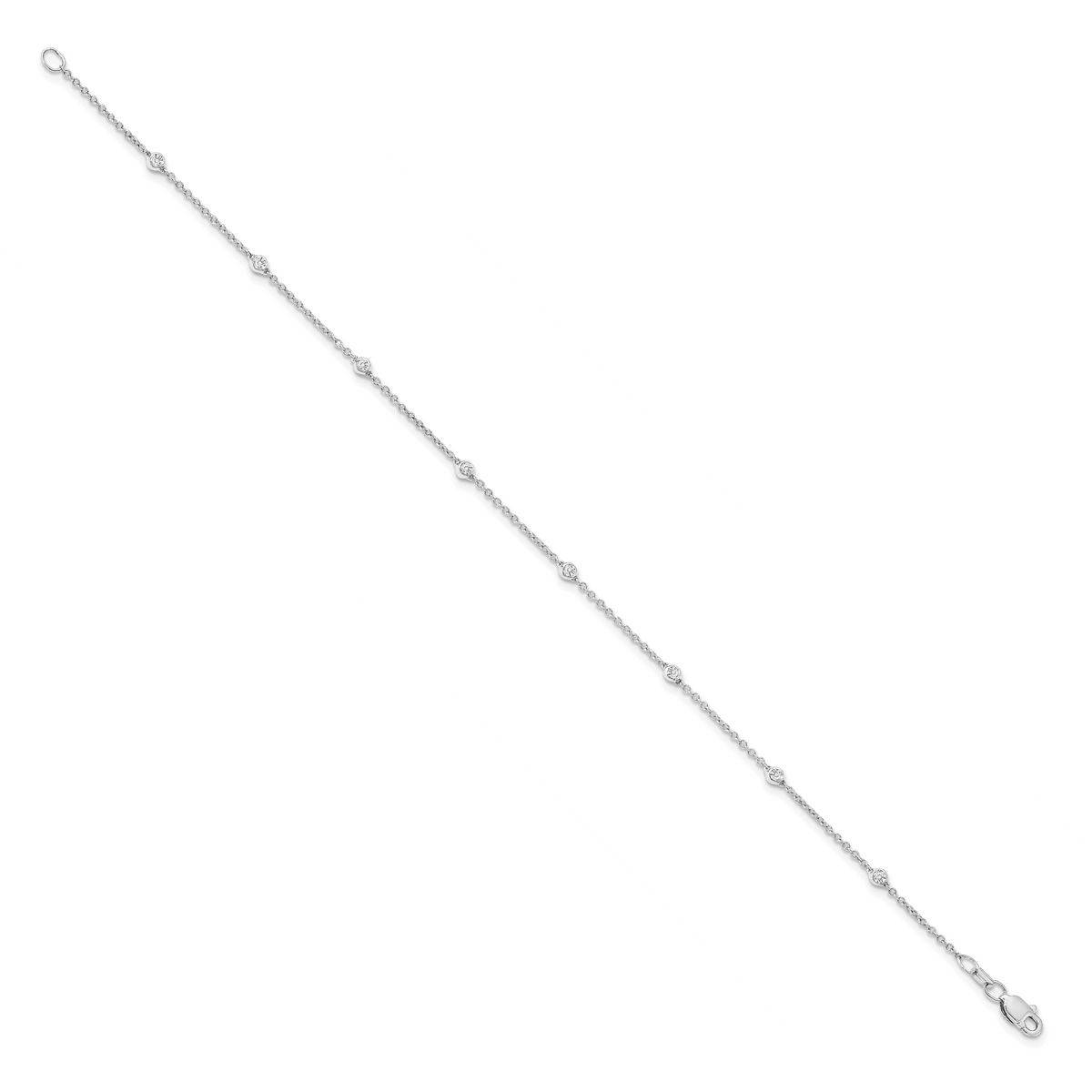 Via Diamond Bracelet — White Gold