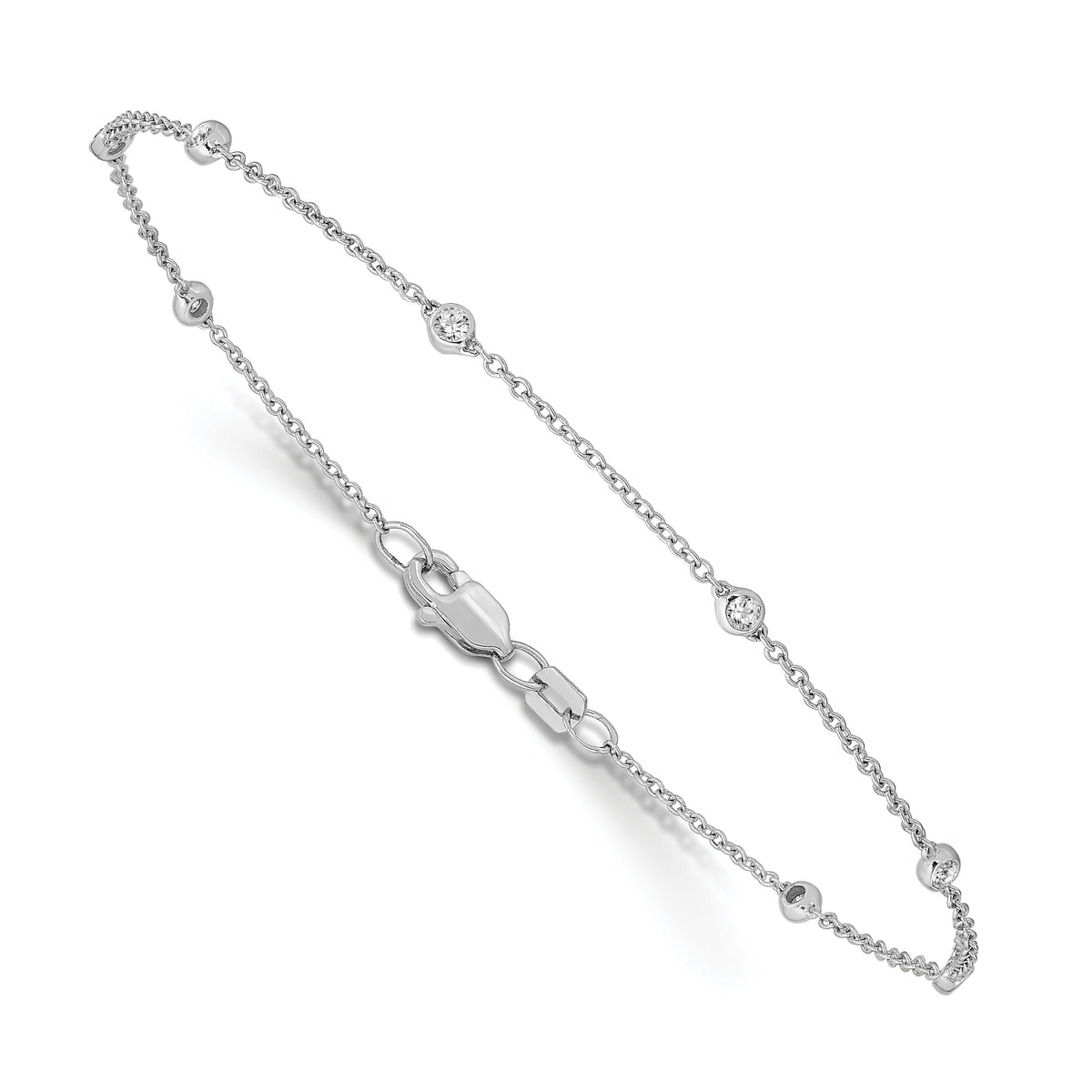 Via Diamond Bracelet — White Gold