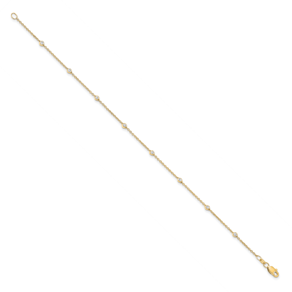 Via Diamond Bracelet — Yellow Gold