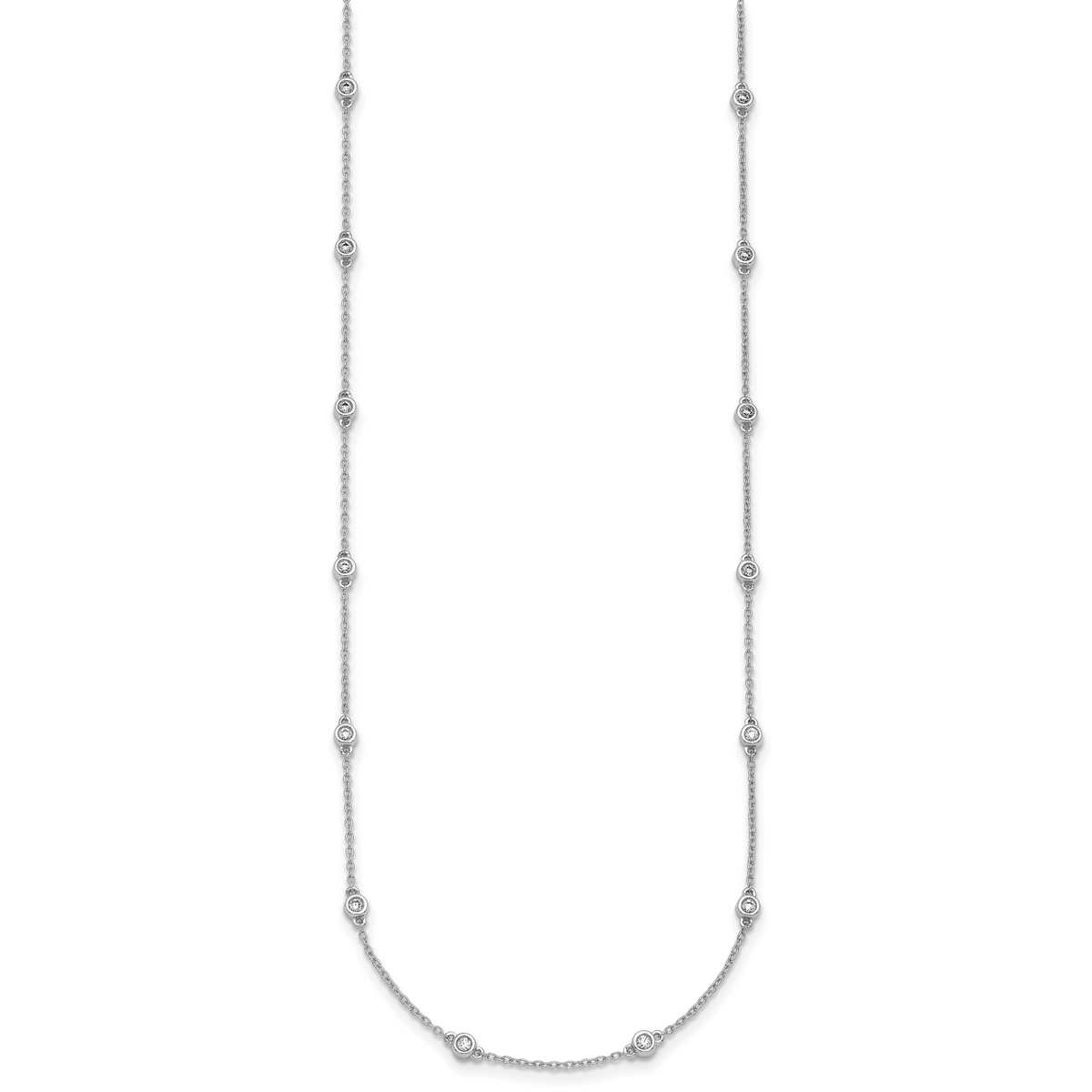 Rocio Diamond Necklace — White Gold
