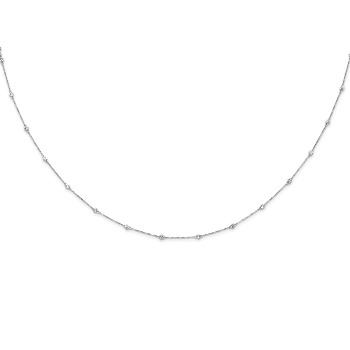 Rocio Diamond Necklace — White Gold