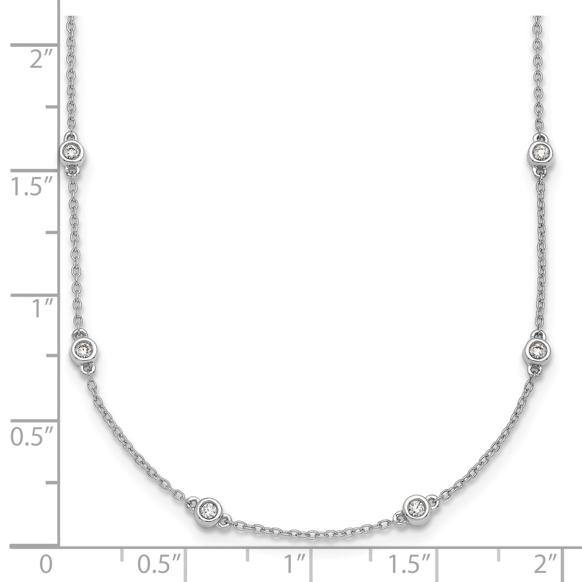 Rocio Diamond Necklace — White Gold