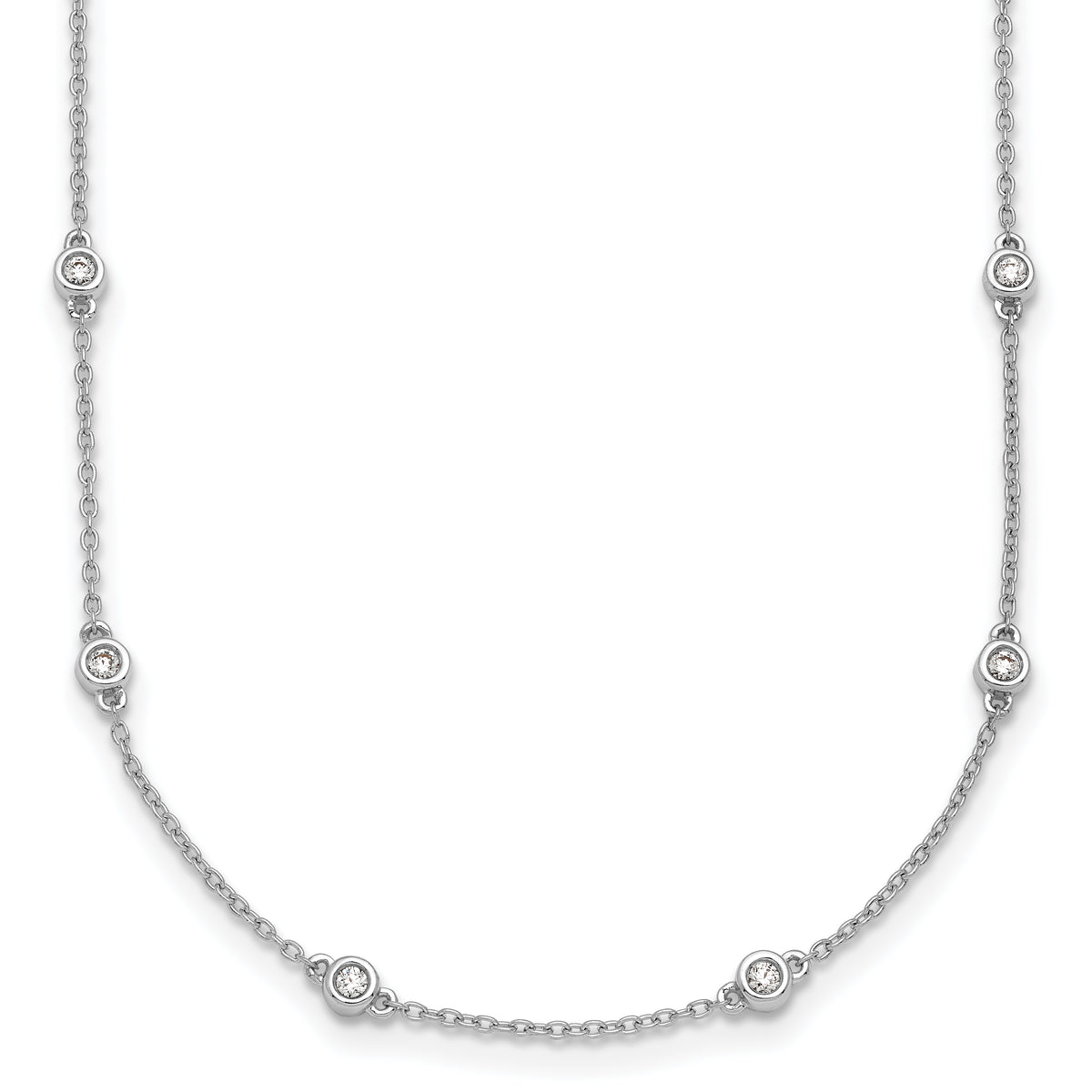 Rocio Diamond Necklace — White Gold