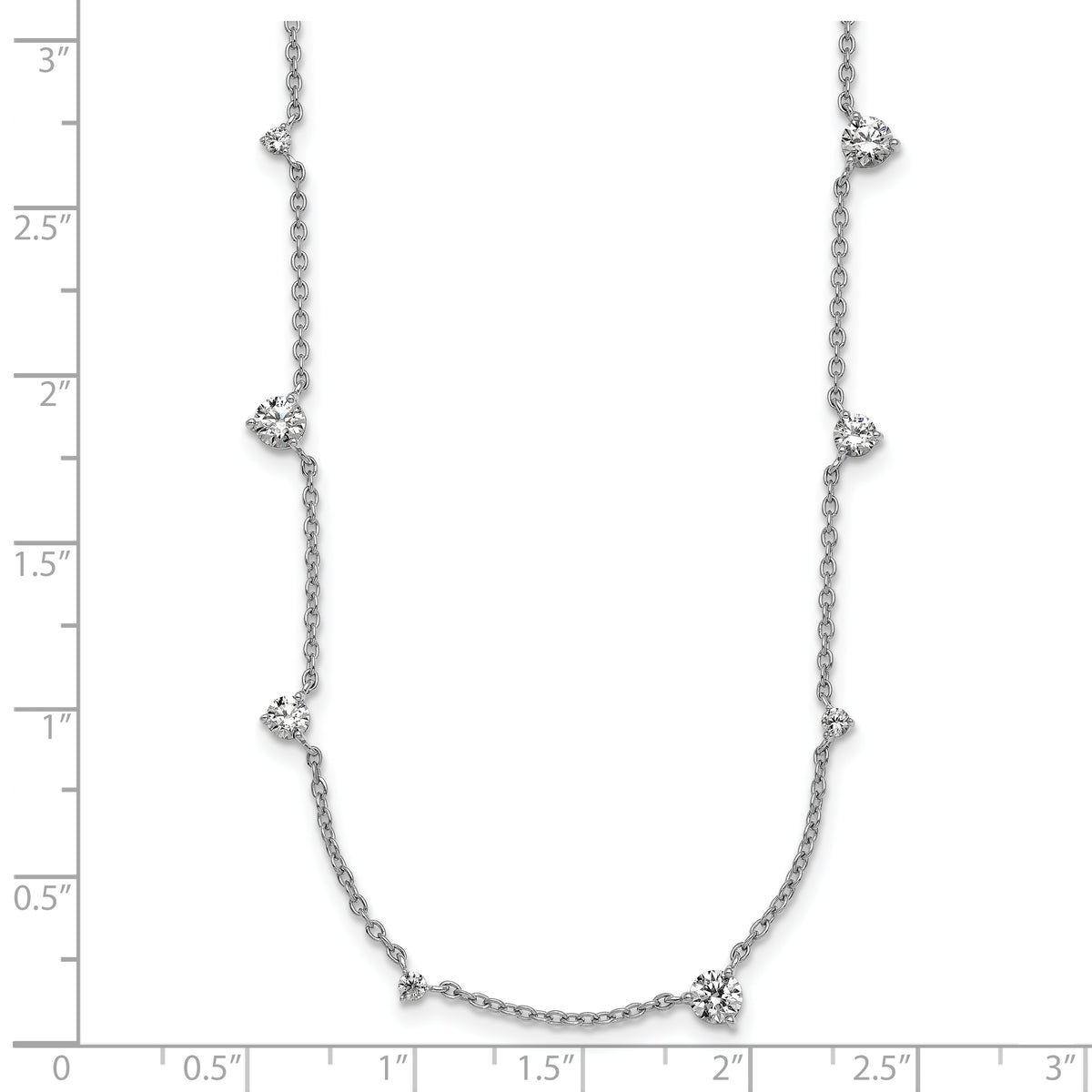 Gala Diamond Necklace — White Gold