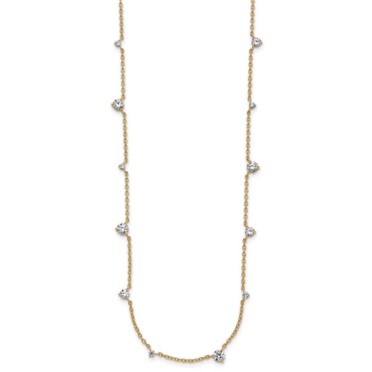 Gala Diamond Necklace — Yellow Gold