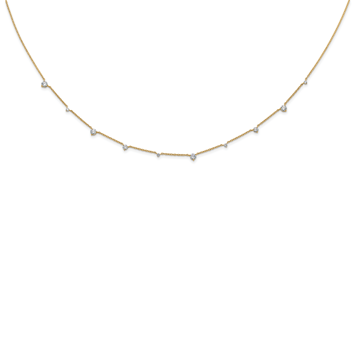 Gala Diamond Necklace — Yellow Gold