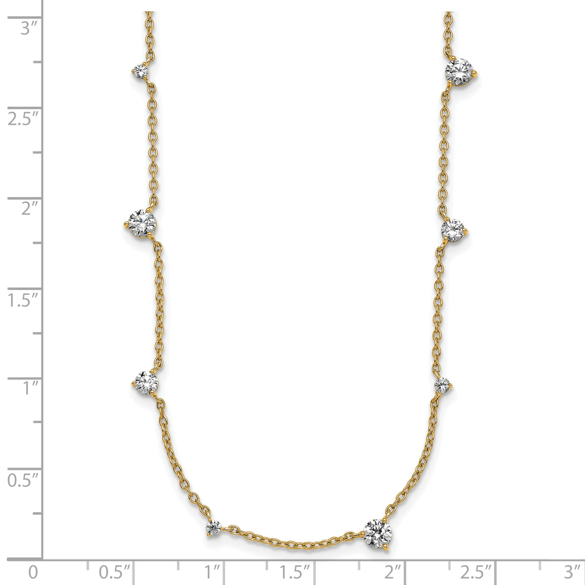 Gala Diamond Necklace — Yellow Gold