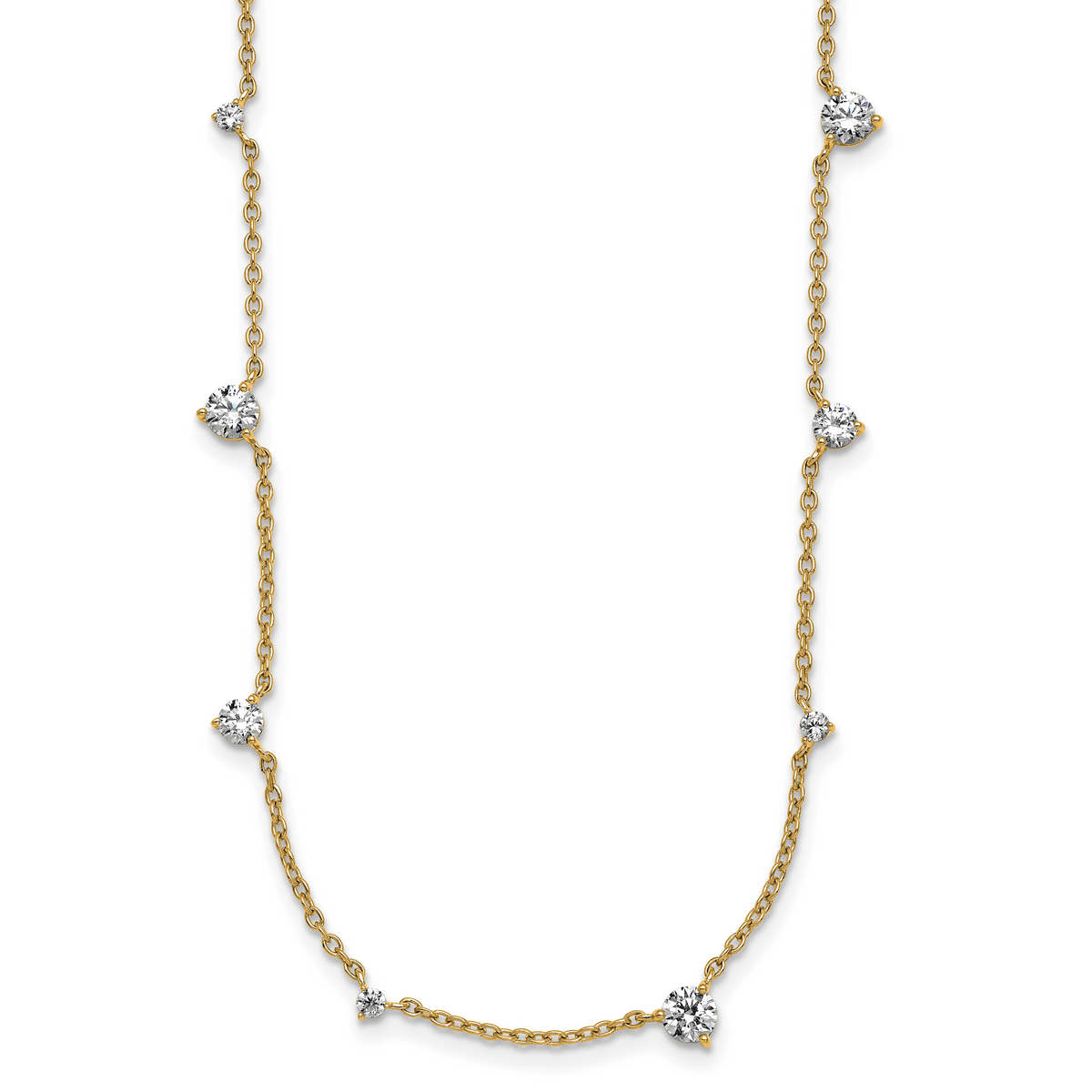 Gala Diamond Necklace — Yellow Gold
